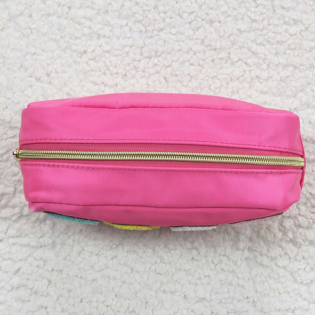 BA0094 face letter pink cosmetic bag