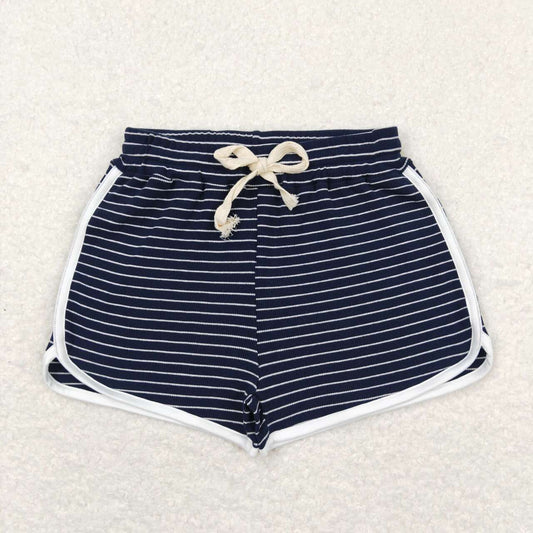 RTSSS0343White pinstripe navy shorts