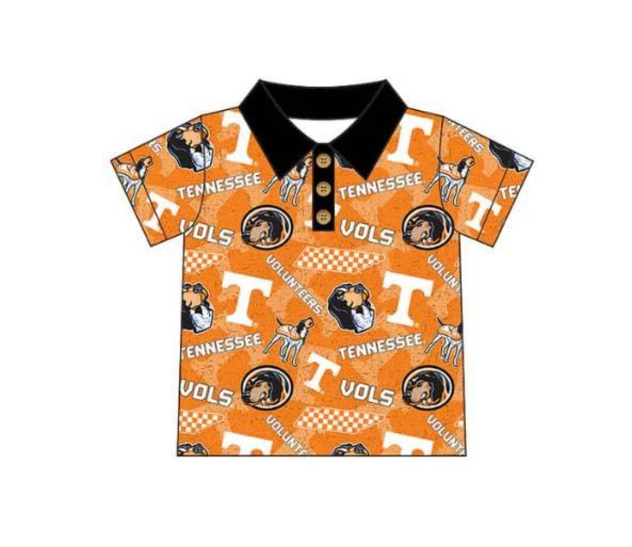 custom moq 3 team eta 6-8weeks Orange Boys Short Sleeve Top