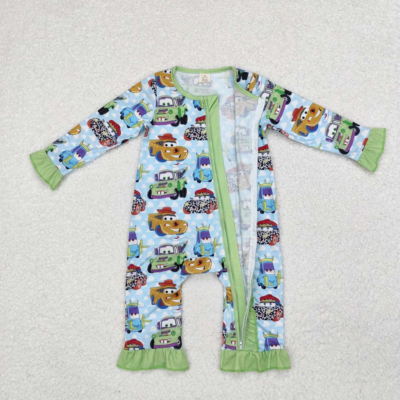 RTS NO MOQ ETA 5/7days arrived Toy Truck Long Sleeve Romper