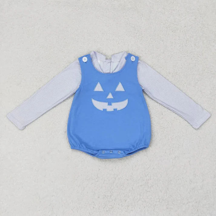 RTS NO MOQ Halloween Ghost Face Embroidery Sibling Halloween Matching Clothes