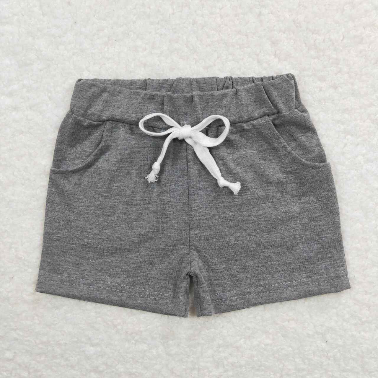 SS0133 Light gray pocket shorts
