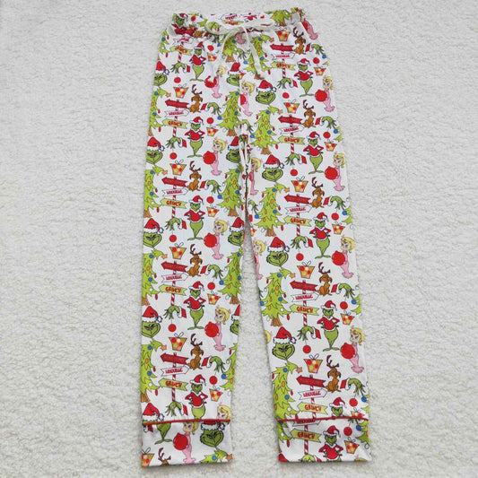 P0233 Adult Christmas grinch trousers