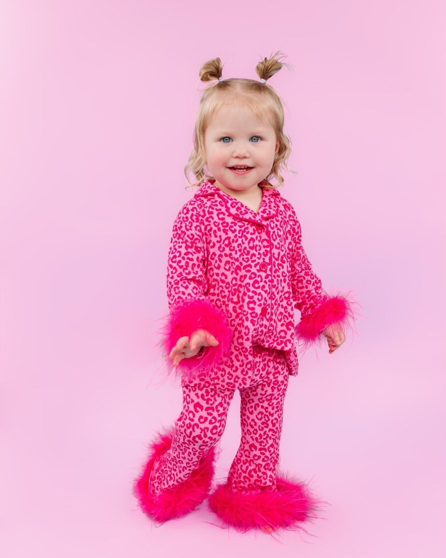 NO MOQ Leopard print pajama set