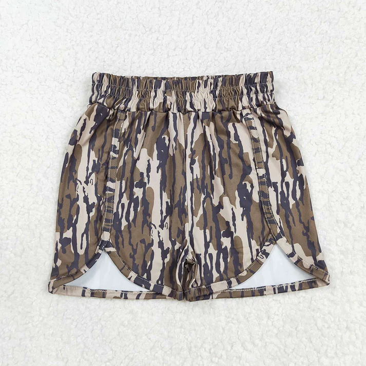 RTS Mommy and me Camouflage striped shorts for adults and kids to match