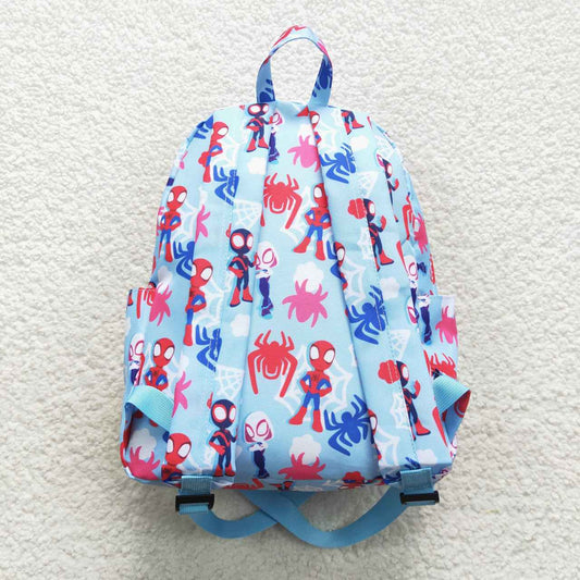 BA0127 Spiderman Blue Backpack