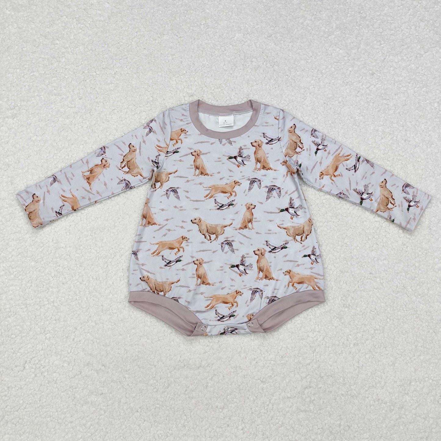 RTS NO MOQ ETA 5/7days arrived LR1865 Duck puppy long-sleeved jumpsuit