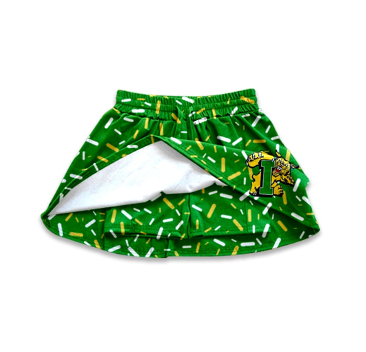 PRE ORDER Deadline July 30 custom no moq Children's boutique clothing Summer green Polka Dot Shorts