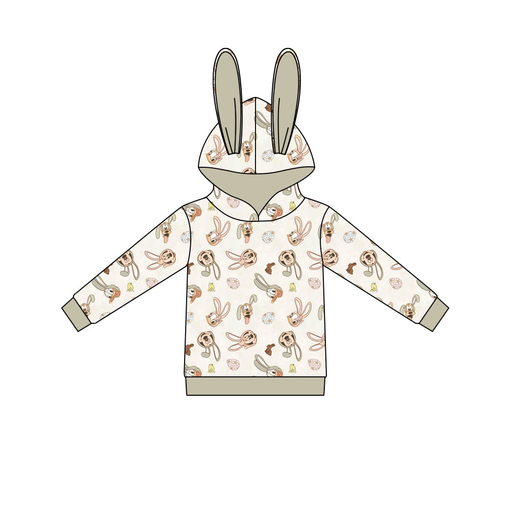 Custom moq 3 MIX SIZE eta 7/8week moq 5 eta /4/5week Boys and Girls hooded Long Sleeve Top