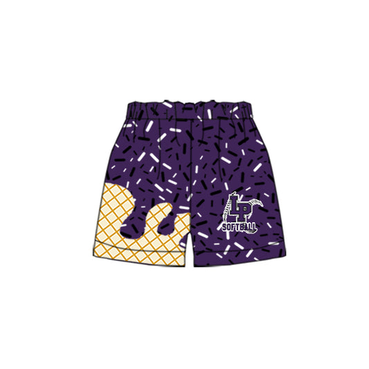 PRE ORDER Deadline  September 2  custom no moq Summer hat purple Summer ice cream shorts