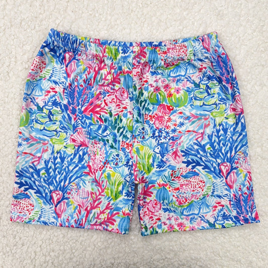 RTS SALES NO MOQ Colorful coral shorts