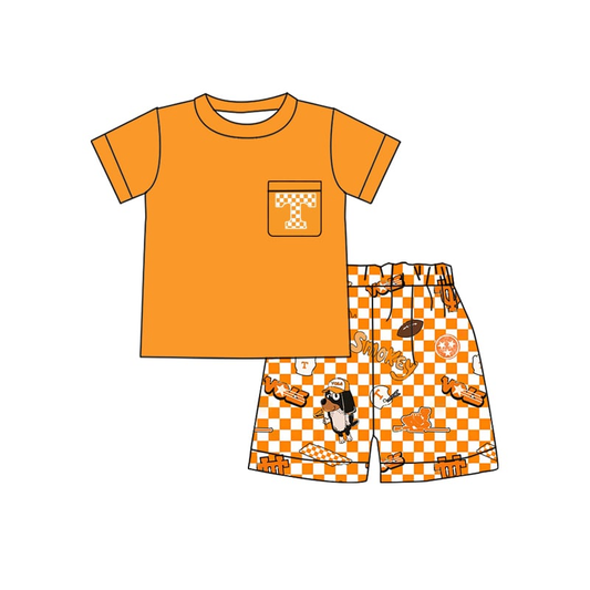 custom moq 3 eta 6-7weeks baby boys clothes team short Sleeves Shorts Set