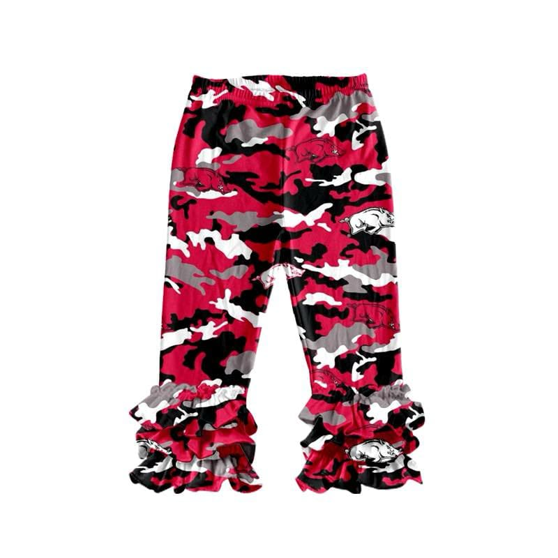 custom moq 3 eta 6-7weeks pants for arkansas baby girls long pants