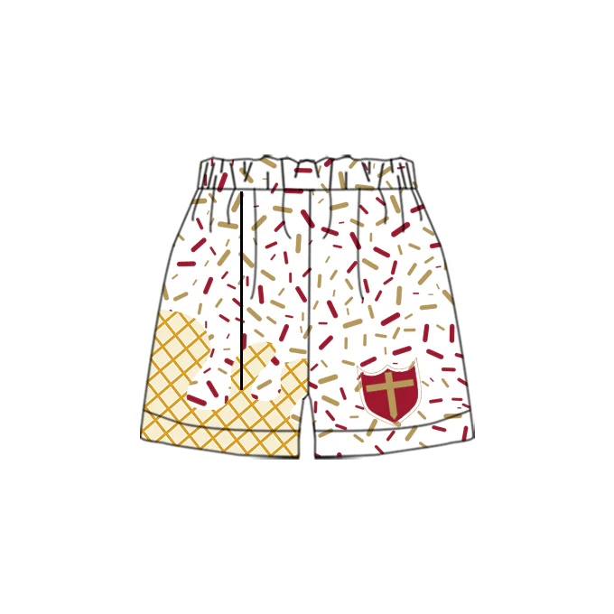 custom moq 3 eta 6-8weeks baby boys clothes team colors summer shorts