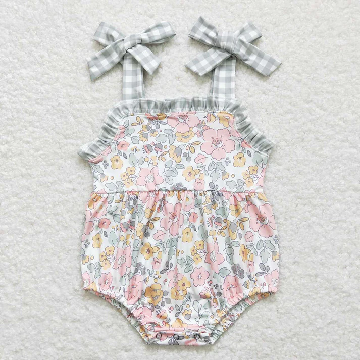 RTS NO MOQ baby girl clothes short-sleeved shorts suit & short-sleeved sets