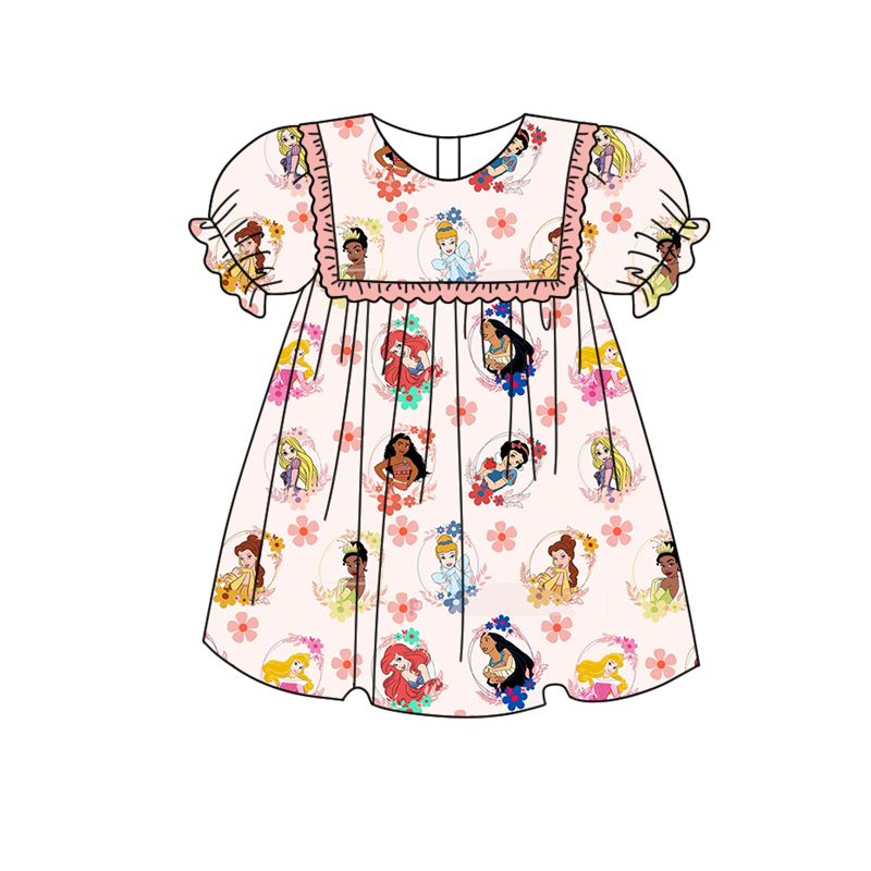 Deadline: February 26 CUSTOM no moq Summer princess girl short sleeve dress