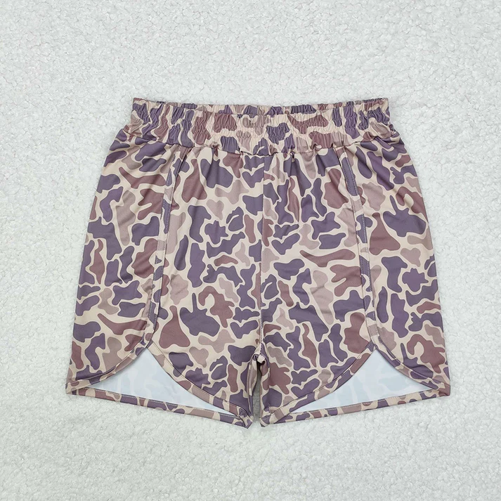 RTS NO MOQ 5 Colors Adult Women Summer Camo Bottoms Shorts