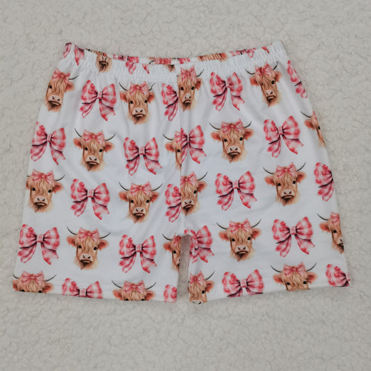 RTS SALES NO MOQ Pink Bow Shorts