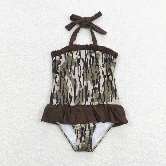 Baby Girls Boys Camo Family Sibling Swimsuits