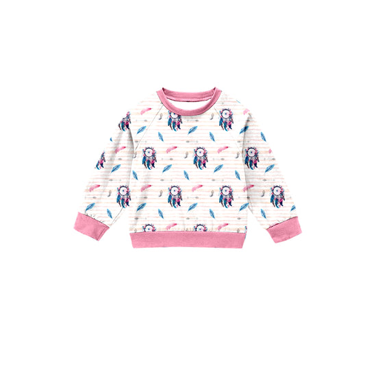 Custom moq 3 MIX SIZE eta 7/8week moq 5 eta /4/5week Boys and Girls Cartoon Long Sleeve Top