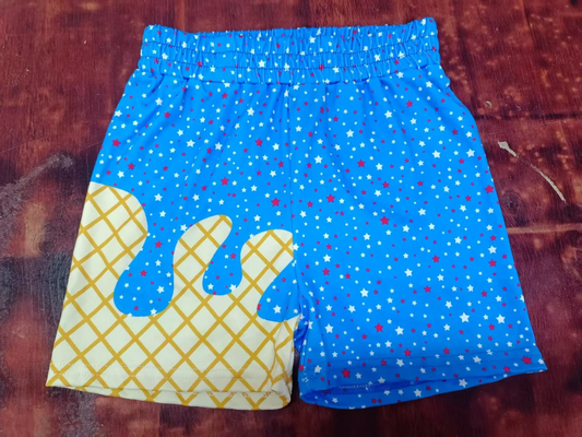 deadline MAY 30 close custom no moq baby kids shorts Ice Cream Shorts