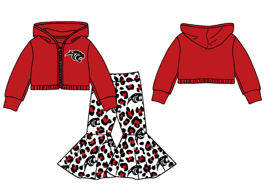 Custom moq 3 eat about 6/8weeks moq 5 eta 5/6weeks leopard hooded long sleeve and long pants set