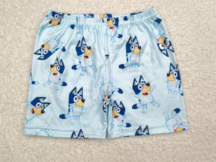RTS SALES NO MOQ蓝色布鲁伊蓝底短裤Blue Blue Shorts