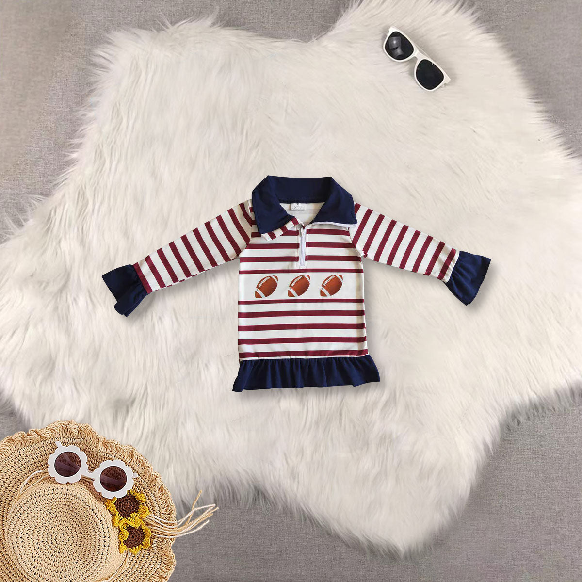 RTS NO MOQ Sibling baby girl boy clothes zipper hooded pocket long sleeve pullover jacket