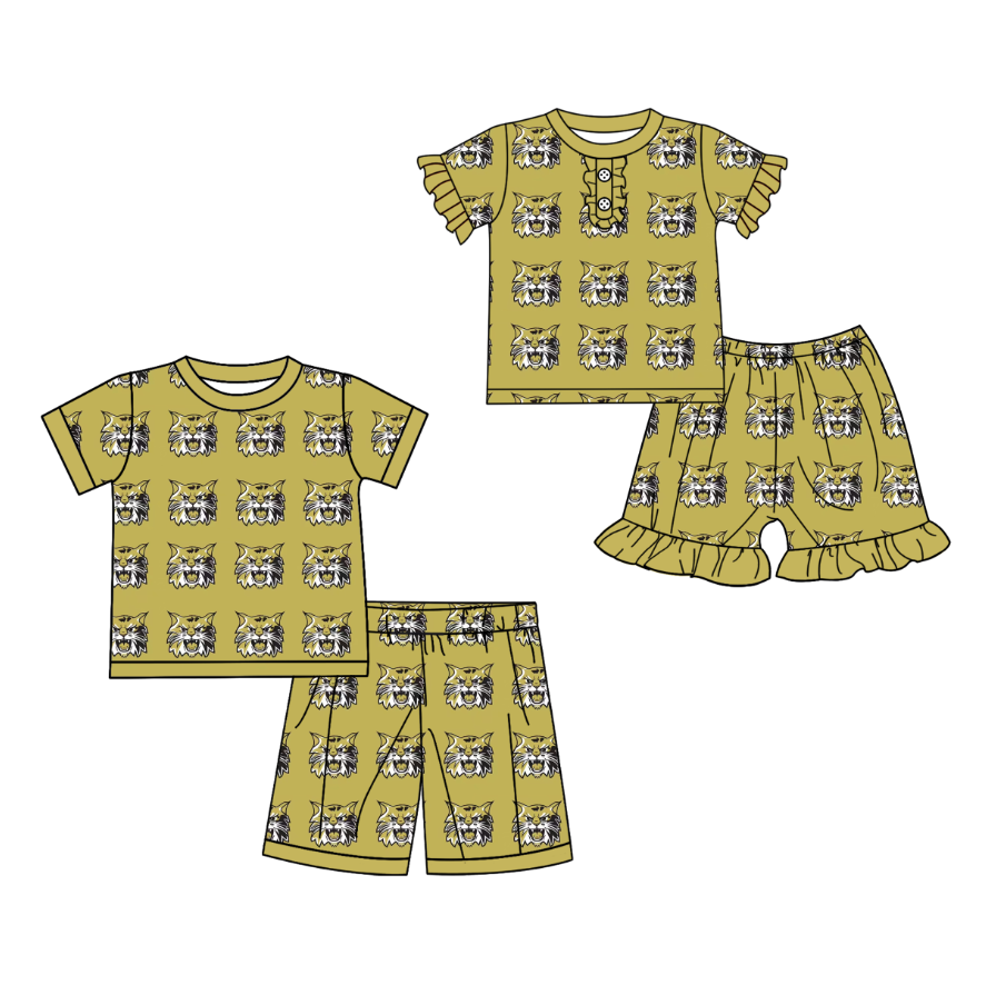 custom moq 3 eta 6-7weeks baby boys clothes team short Sleeves Shorts Set 1 and sets 2