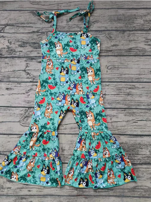 Deadline: February 22 custom no moq Blue suspenders summer romper