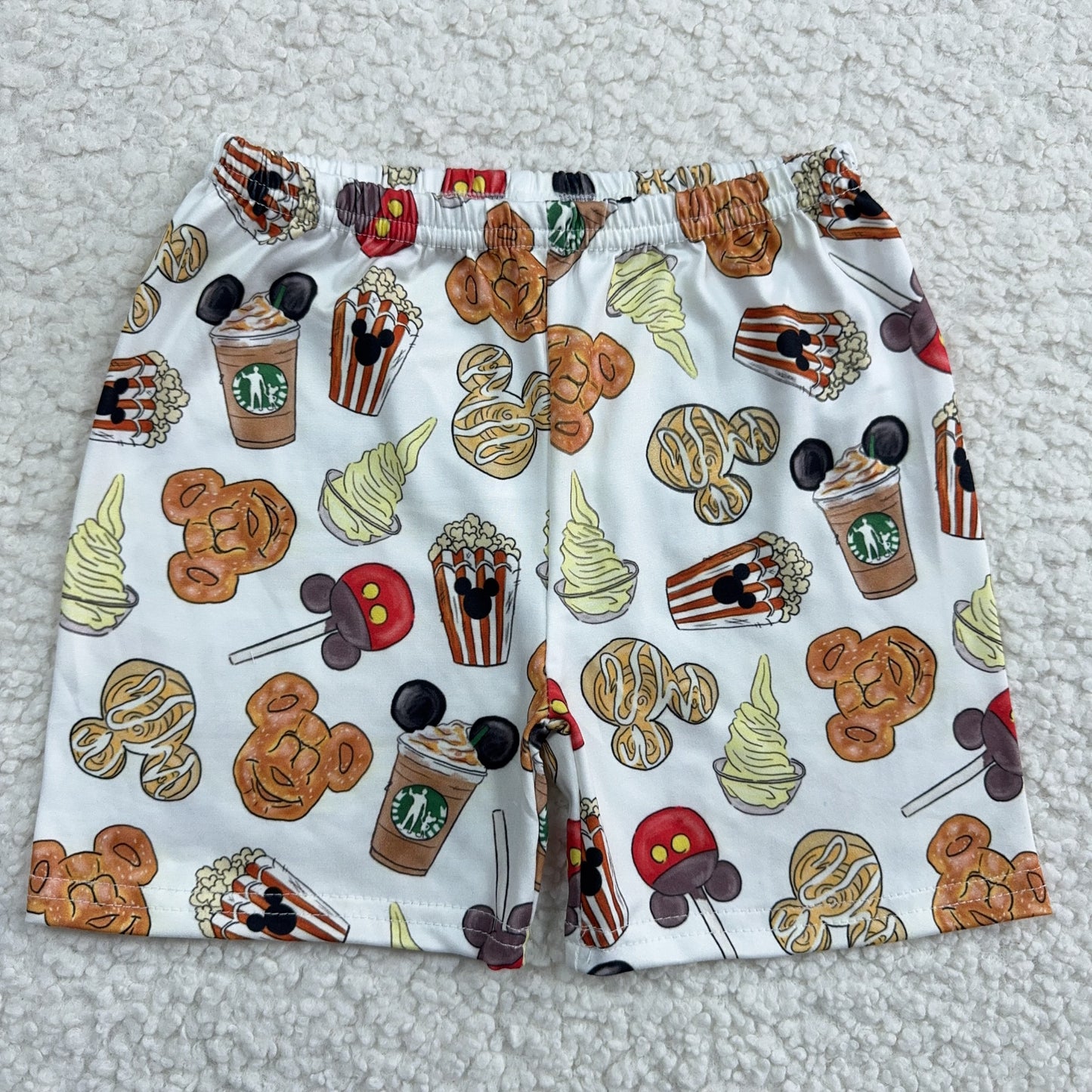 RTS SALES NO MOQ Mickey Candy Ice Cream Shorts