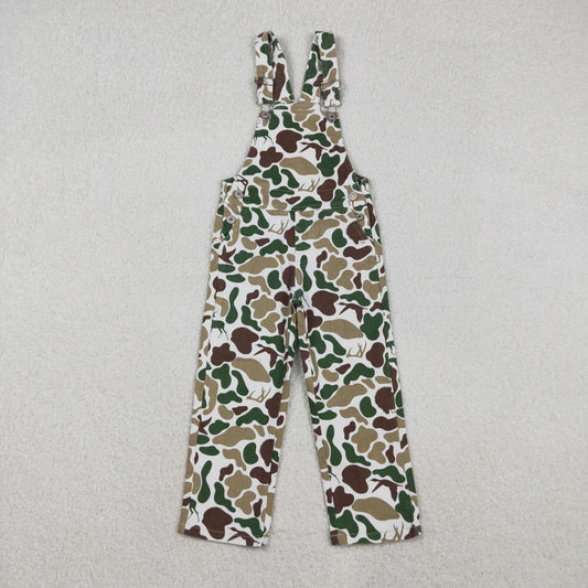 6/12m-7/8t RTS NO MOQ（In Stock) P0828 Duck & Puppy Camouflage Denim Overalls
