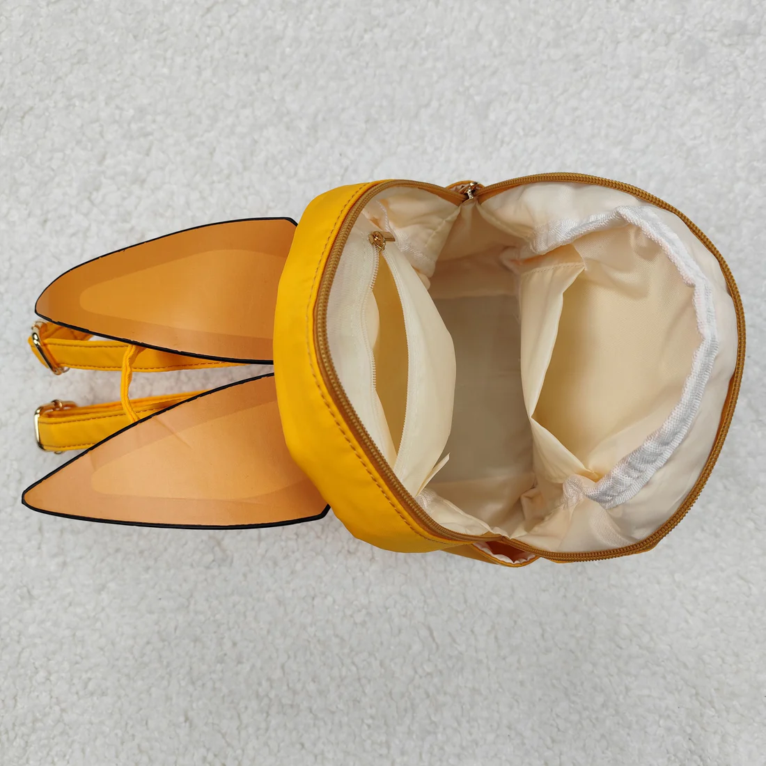 RTS NO MOQ Sibling baby kid clothes Bluey ears orange backpack