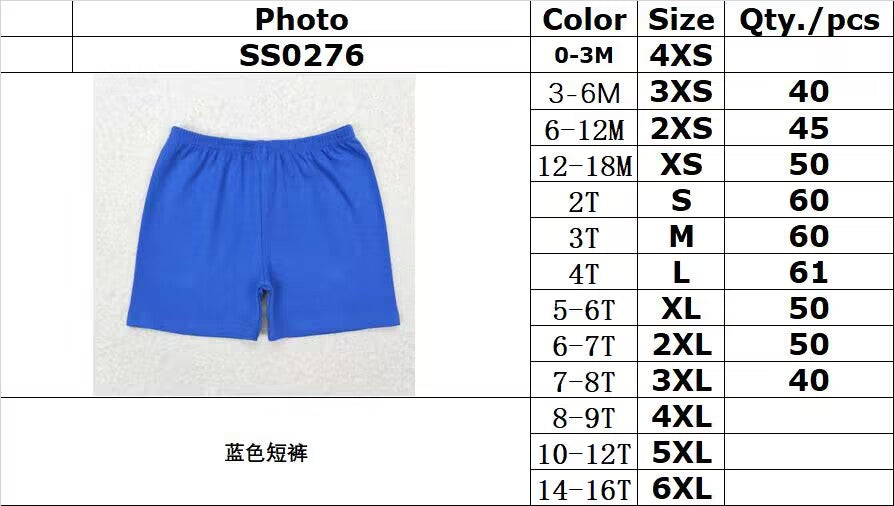 rts no moq SS0276 blue shorts