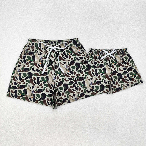 RTS NO MOQ Baby Boys Camouflage Trunks Bottoms Swimsuits