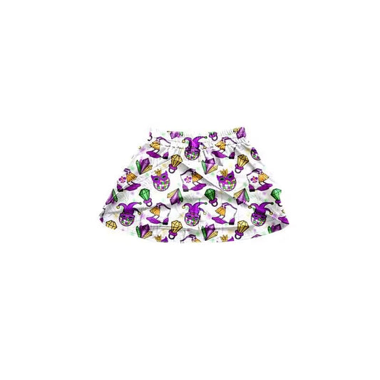 Custom moq 3 eta 7/8week moq 5 eta /4/5week Adult female mardi gras shorts