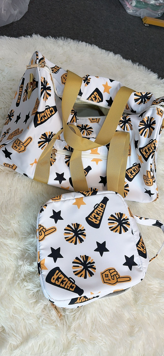 RTS NO MOQ baby kids clothes team cheer kids backpack and lunch box