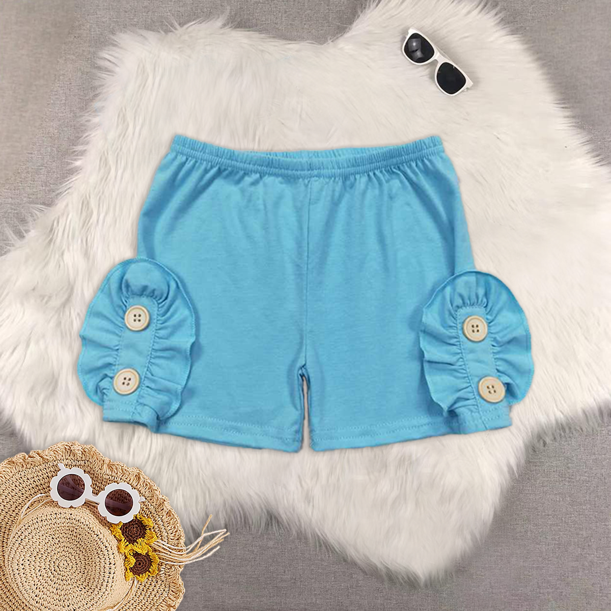 RTS NO MOQ baby girl clothes summer bow shorts