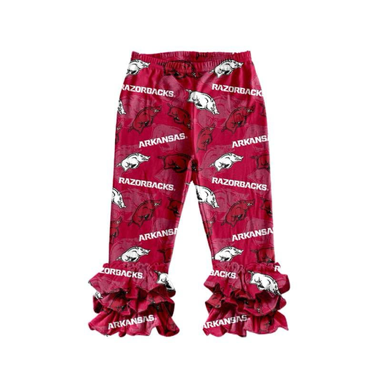 custom moq 3 eta 6-7weeks pants for arkansas baby girls long pants