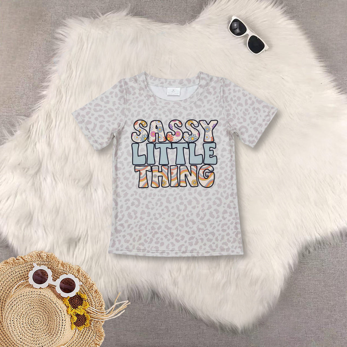 RTS NO MOQ Sibling baby girls clothes short sleeve shorts sets and Top and shorts