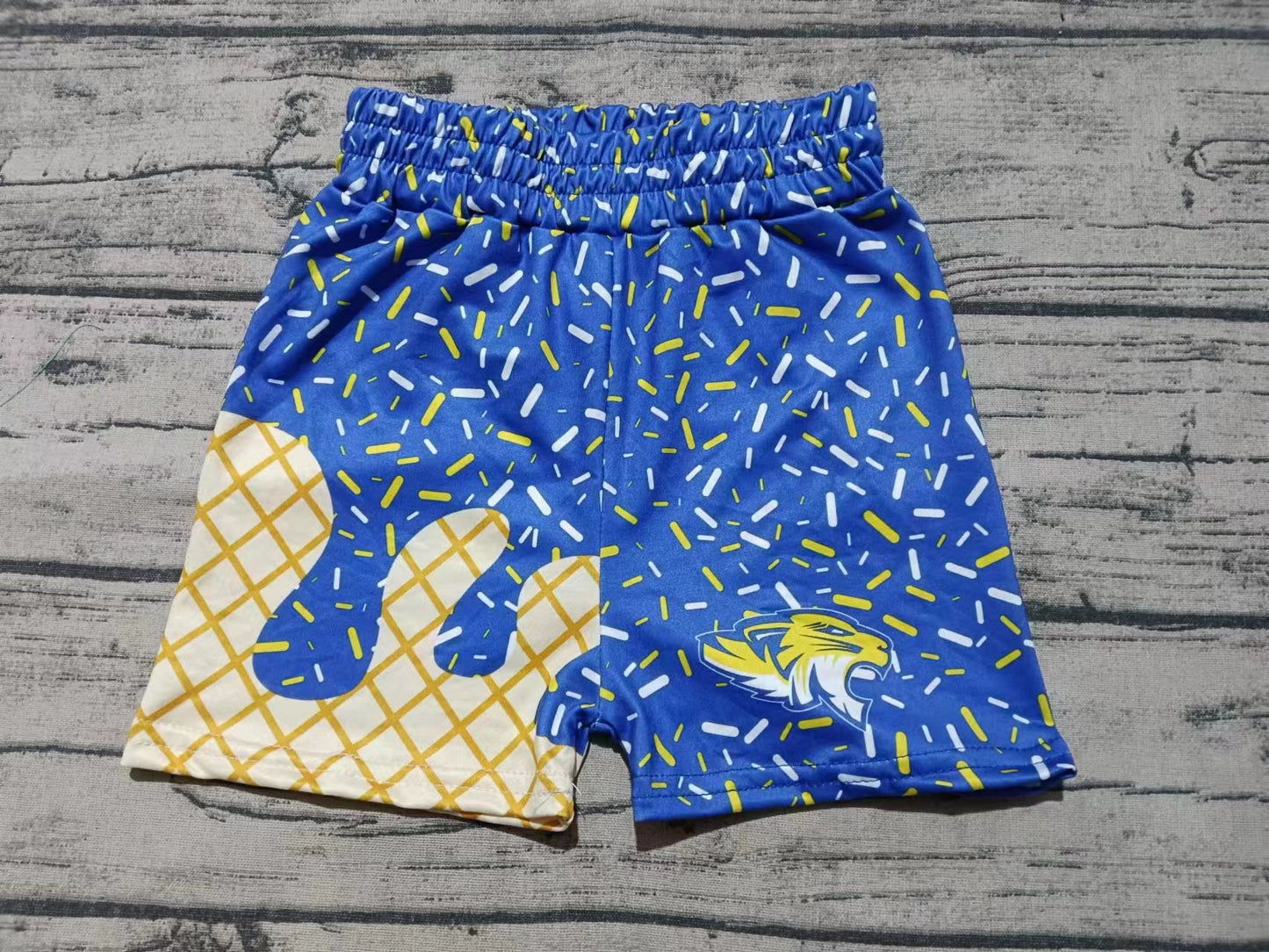 custom moq 3 eta 6-8weeks kids and adult blue Beach Summer Shorts