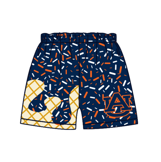 custom moq 3 eta 6-8weeks adult and kids clothes team blue Beach Summer Shorts-25.4.29