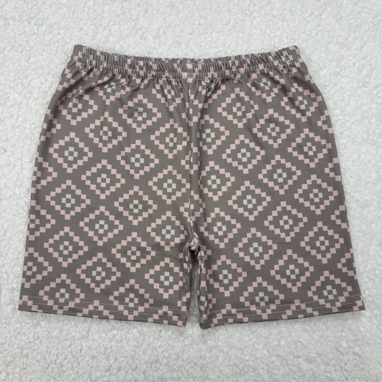 RTS SALES NO MOQ Brown Checkered Shorts