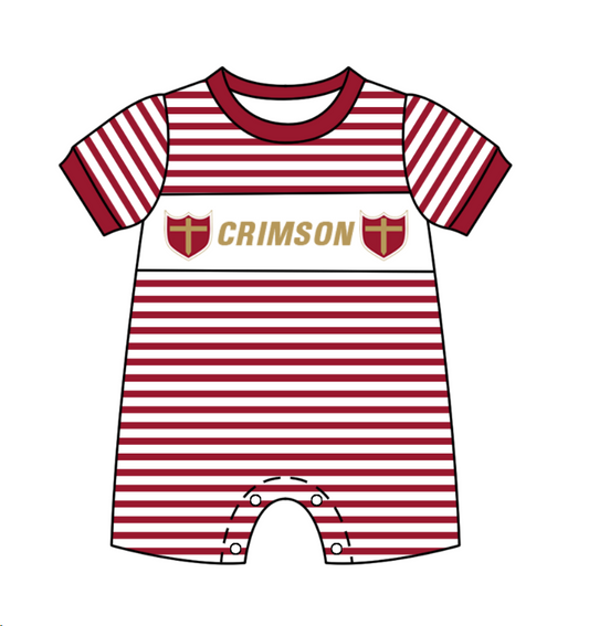 Custom moq 3 eta 6-8weeks baby boys clothes team short sleeve romper