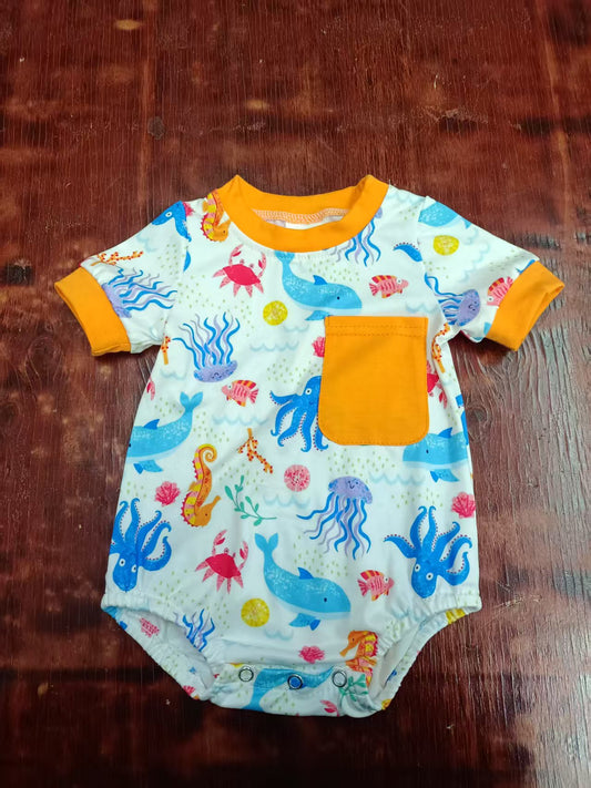 Custom moq 3 eta 6-7weeks baby boy clothes short sleeve romper