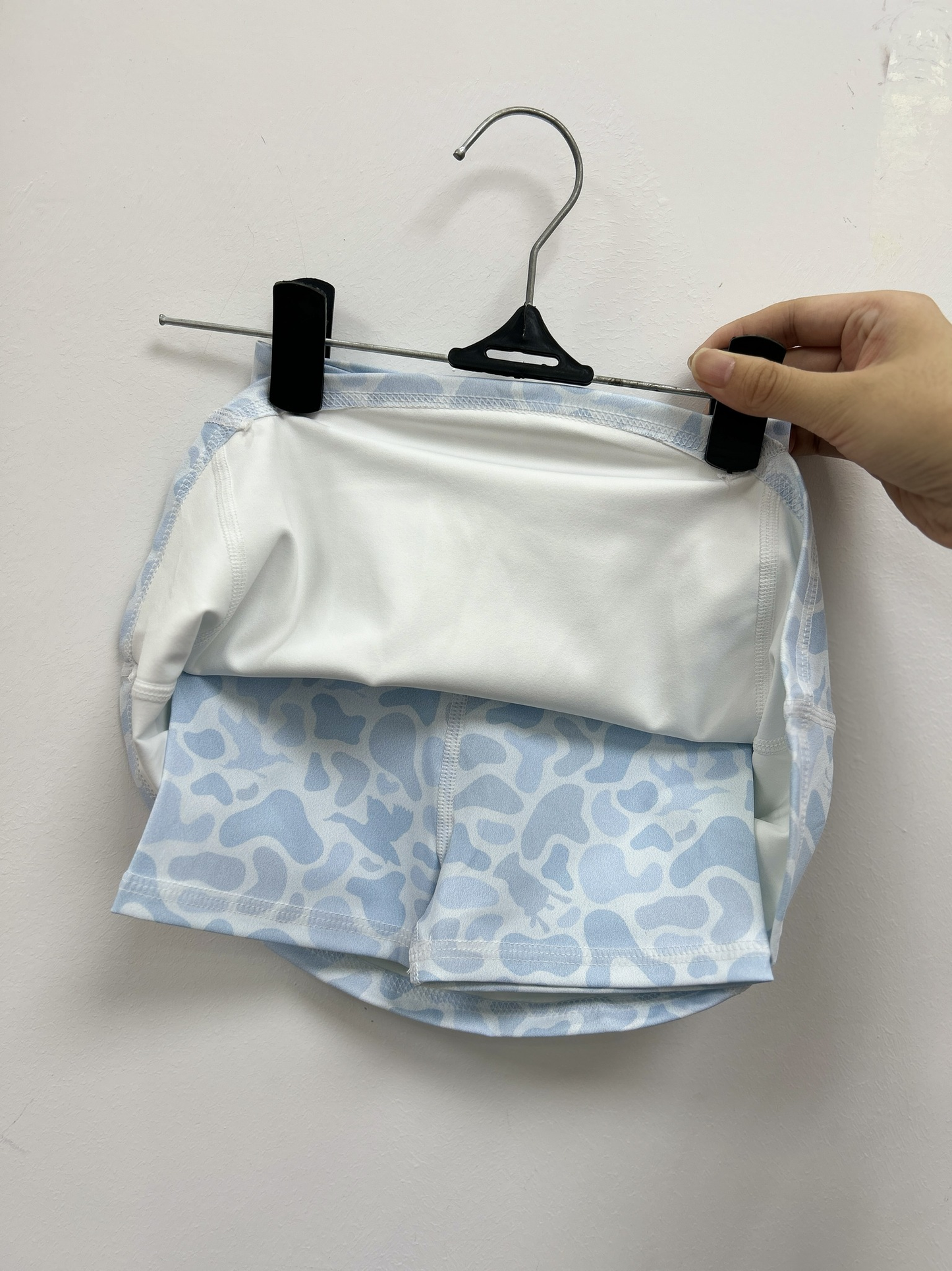 RTS Sibling baby girls clothes yoga camouflage summer shorts skirts