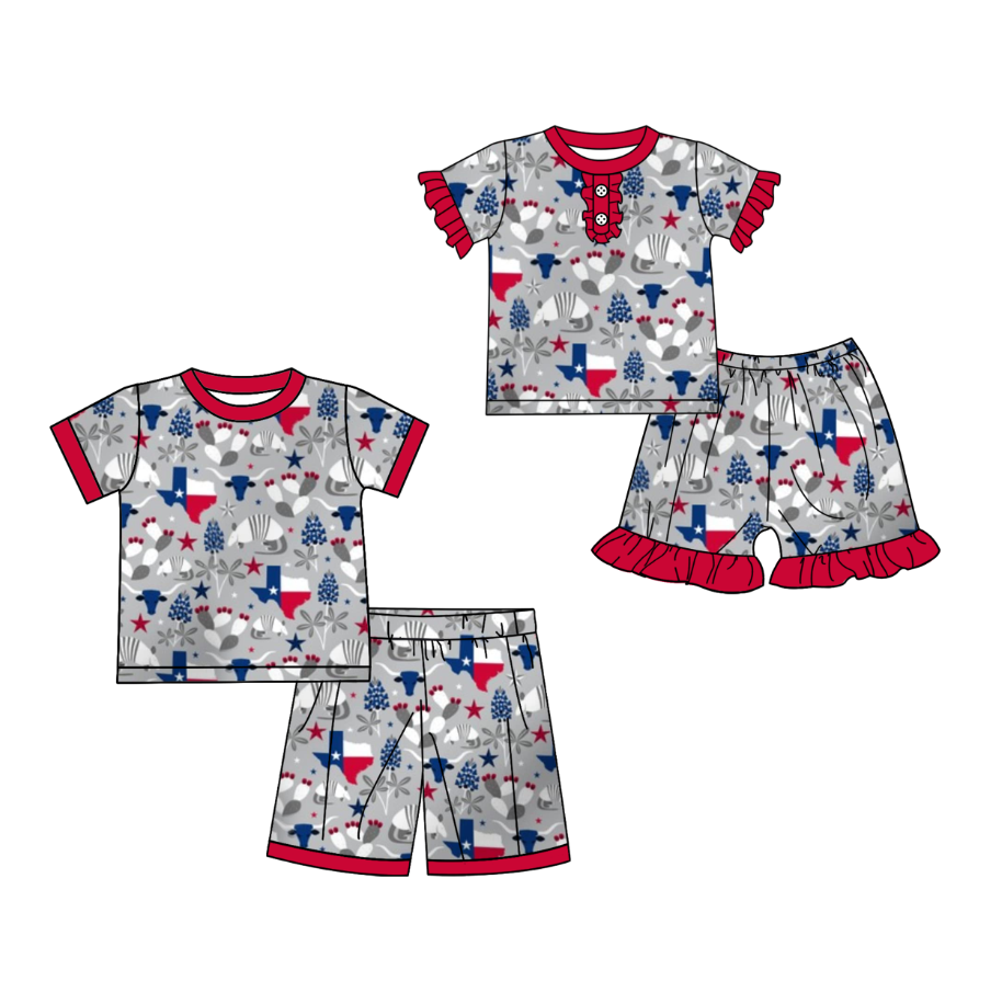 custom moq 3 eta 6-7weeks baby boys clothes team short Sleeves Shorts Set 1 and sets 2