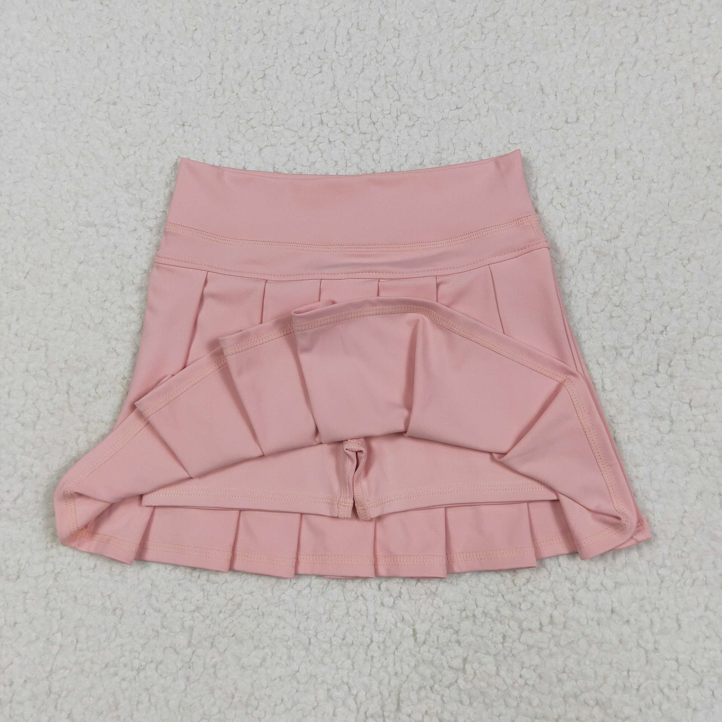 RTSNO MOQ GLK0078 Pink solid yoga skirt