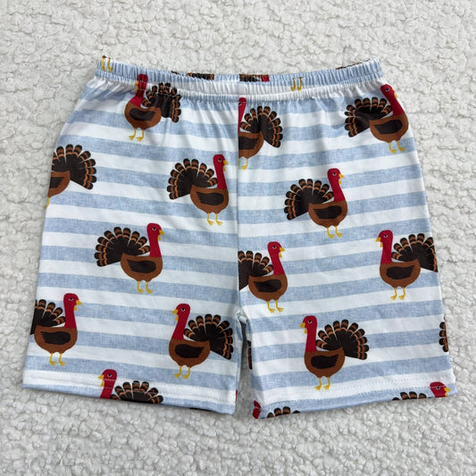 RTS SALES NO MOQ Turkey Stripe Shorts