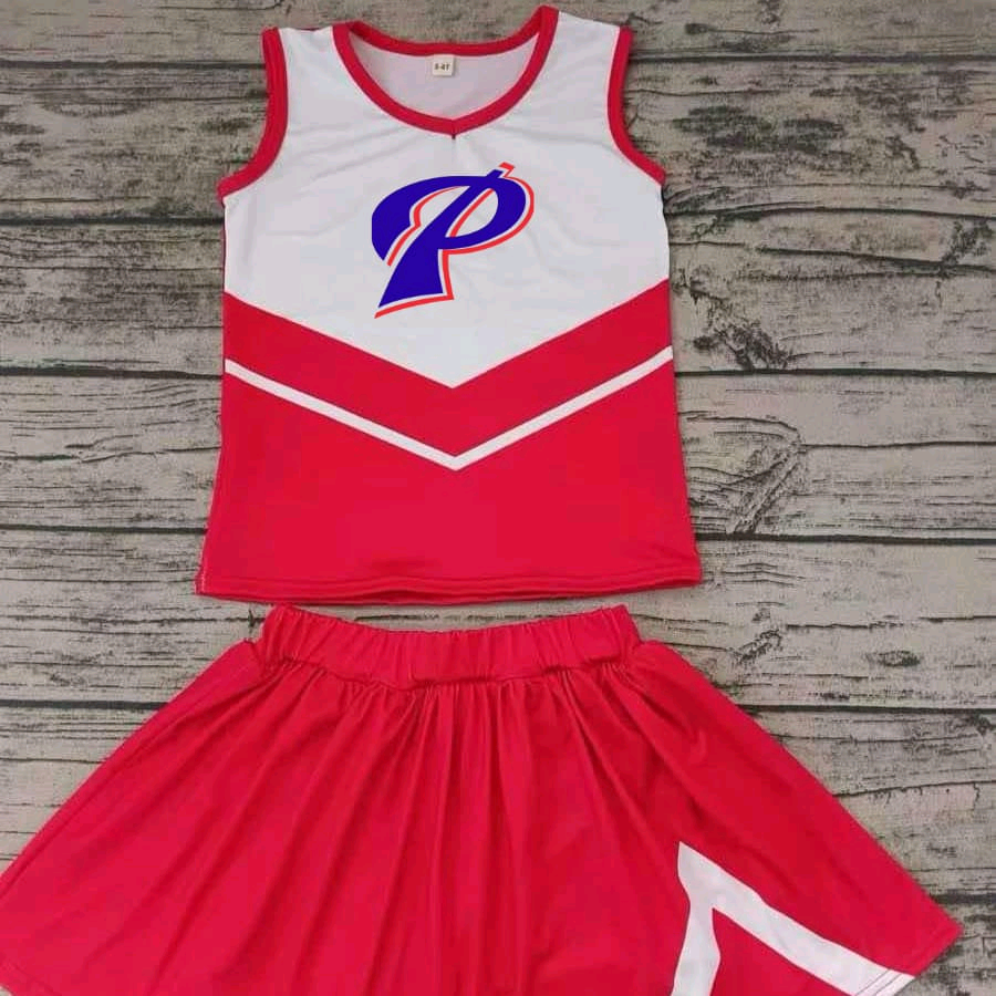 PRE ORDER Deadline August 16close custom no moq baby kids kids clothing cheer sets red color school sets